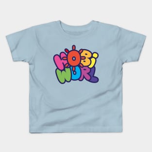 HOBI WORLD - Rainbow version. Kids T-Shirt